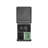 Sort & Go Pull Out In-Cabinet Plastic Dual Compartment Recycling Bin, 2.6 + 2.6 + 5.3 Gallon