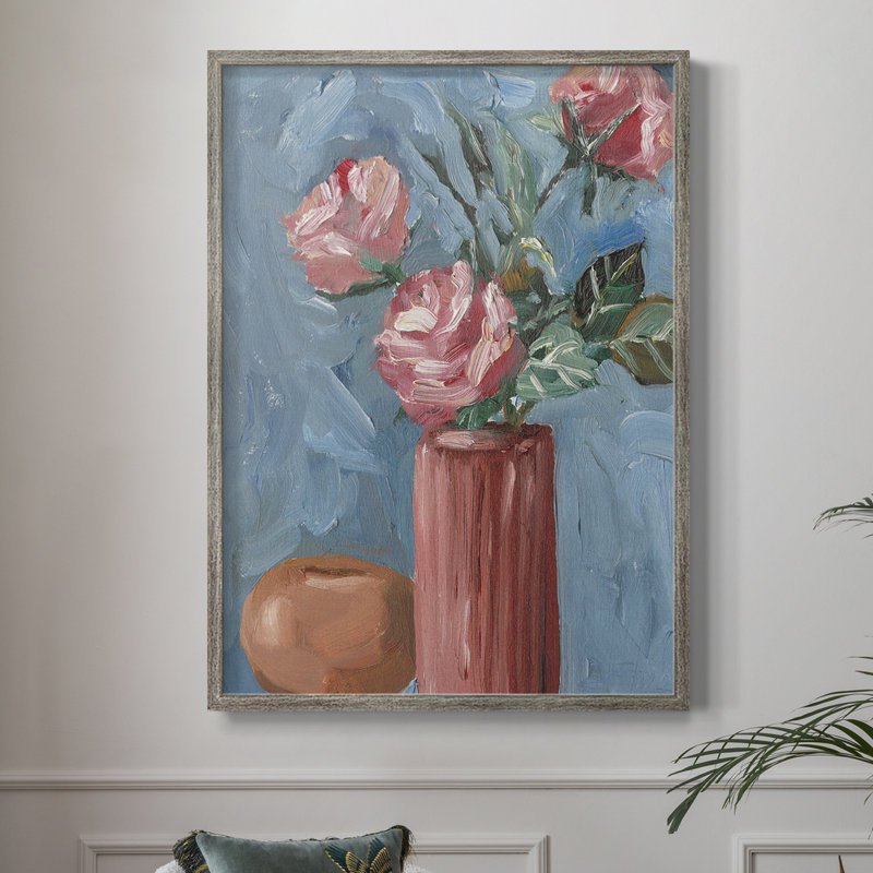Rosa Blooms II Framed Print - Solid Wood