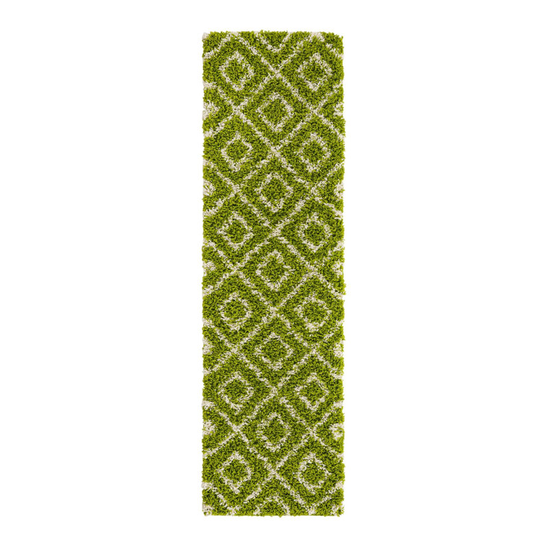 Geometric Indoor Rug, Runner 2' x 7'