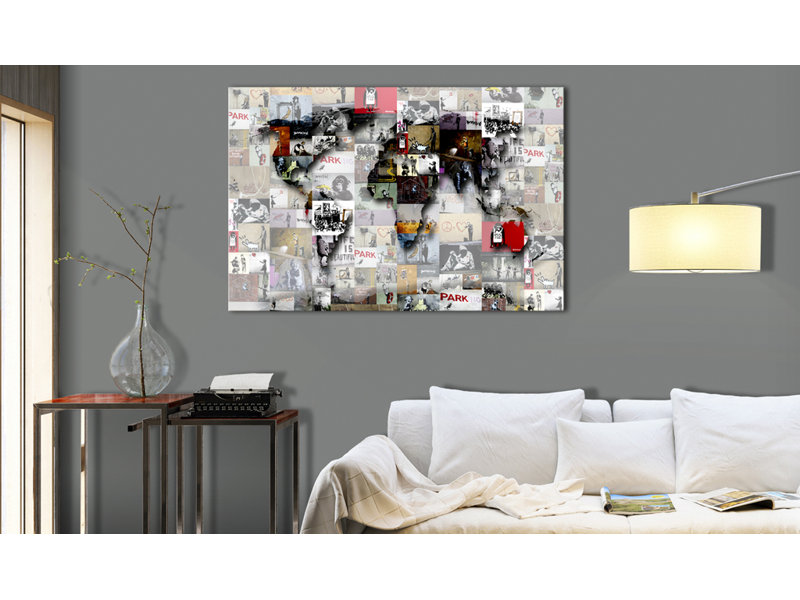 No Frame Print on Canvas, 120cm H x 80cm W