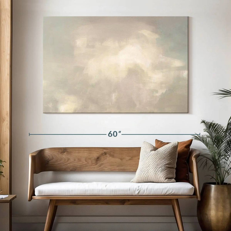 Avery Ashore Clouds Neutral, 34" H x 51" W