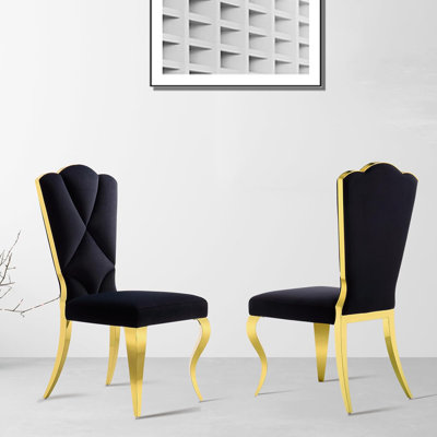 Chaise de salle à manger rembourrée Kontxi