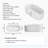 CASAINC 69"x 31.5" Whirlpool and Air Massage Heated Soaking Combination Tub with Integrated LED lighting & Bluetooth Digital Control