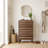 12 Pair Flip Down Shoe Storage Cabinet with Adjustable Shelves