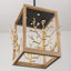 Lustre carré / rectangulaire à 4 lumières