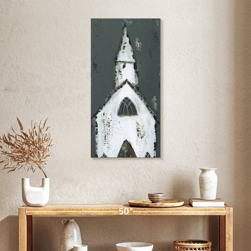 Grande chapelle blanche, H 36 po x l 18 po