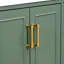 Meuble-lavabo traditionnel 36 po vert (lavabo non inclus)