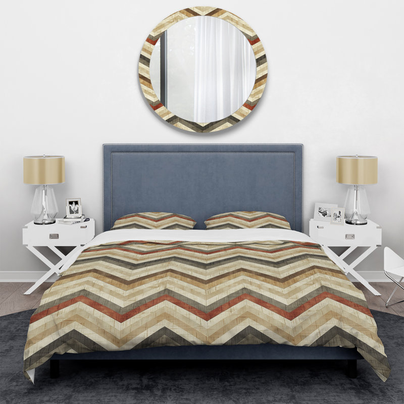 Ensemble de housse de couette Modern, Housse de couette simple + 2 taies décoratives st
