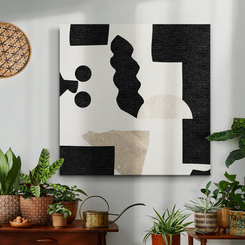 Dancing Light II - Toile tendue avec châssis de qualité supérieure - prête à être accrochée