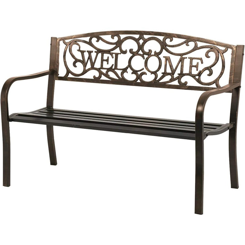 Chaise de véranda à cadre en acier