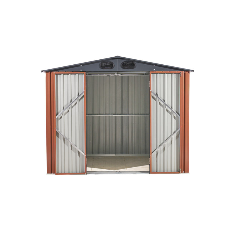 8 ft. W x 6 ft. D Metal Storage Shed