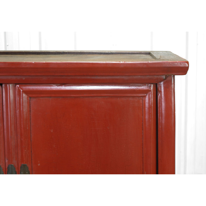 19th Century Red Catalpa Armoire