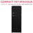 Frigidaire 7.5 Cu. Ft. Retro Refrigerator, Apartment Size Upright Fridge Freezer Combo-98742350