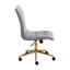 Chaise de bureau ergonomique en velours-1853611477