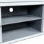 Meuble télé en miroir pour téléviseur de 65 pouces et plus, console de télévision avec rangement ouvert et 2 armoires de rangement, portes de miroir scintillantes en forme de losange