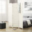 Paravent pliable à 3 panneaux, 1,83 m de hauteur, en bois, blanc, pour bureau à domicile.