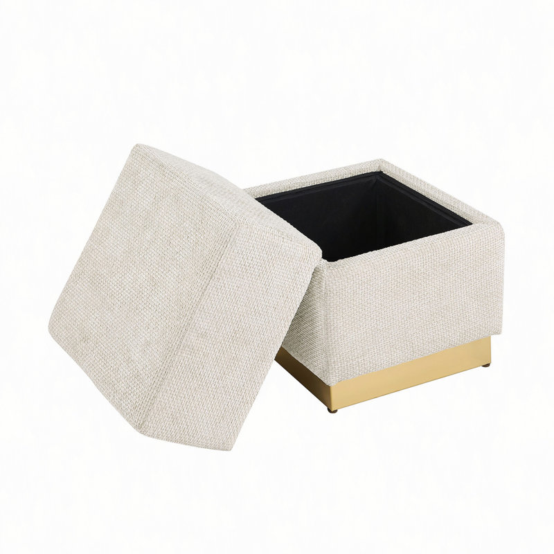 Tabouret de rangement d'appoint cubique Cube