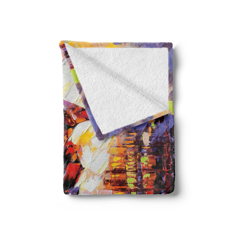 Hand Woven Throw Blanket, 50" x 70"
