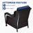 5-Piece Wicker Outdoor Patio Armrest Set-1689812146