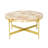Debrah Modern Burl Wood Handcrafted Coffee Table