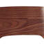 Tabouret de bar pivotant à dossier en bois cintré Bentwood