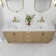 Adela 72'' Double Bathroom Vanity with Engineered Stone Top