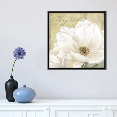 " Aqua Magnolia I " by Linda Wood
