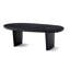 Table basse noire en bois massif ovale-1752557119-1752557118