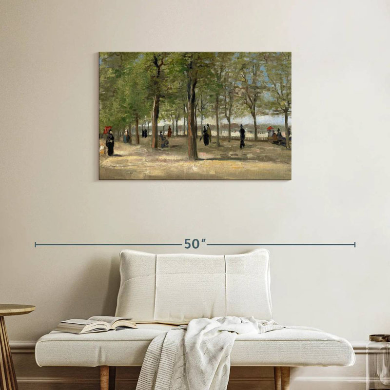 Terrasse Sireci dans les jardins du Luxembourg, H 24 po x l 36 po