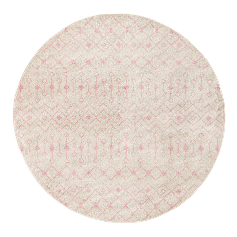 Somerville Geometric Indoor Rug, Round 7'10"