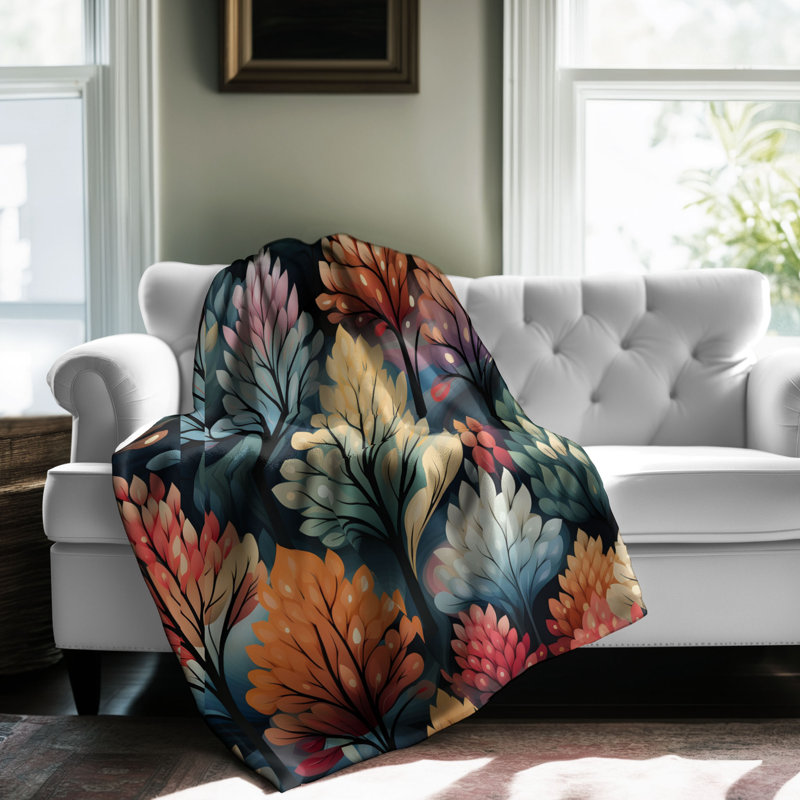Rainbow Forest - 1 Piece Blanket, 60" L x 50" W