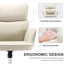 Chaise de travail pivotante en similicuir Caylin-1664664498
