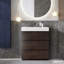 Meuble-lavabo sur pied simple 29 po avec plateau en résine Mccalip-31210255