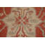 Orange Turkish Wool Oushak Vegetable Dye Area Rug 9x12