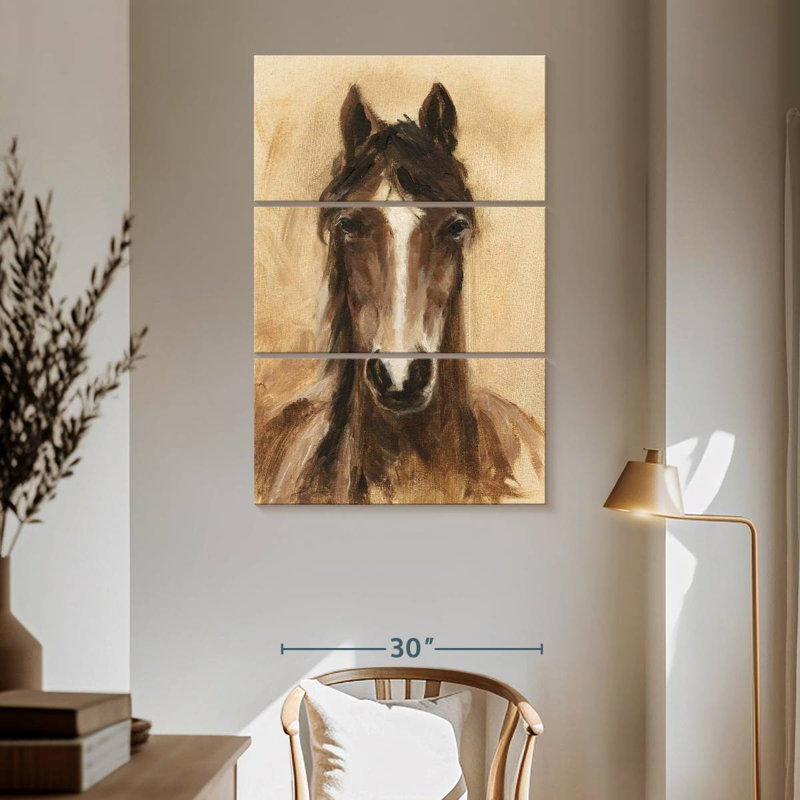 Brampt Western Ranch Animals I, 65" H x 42" W
