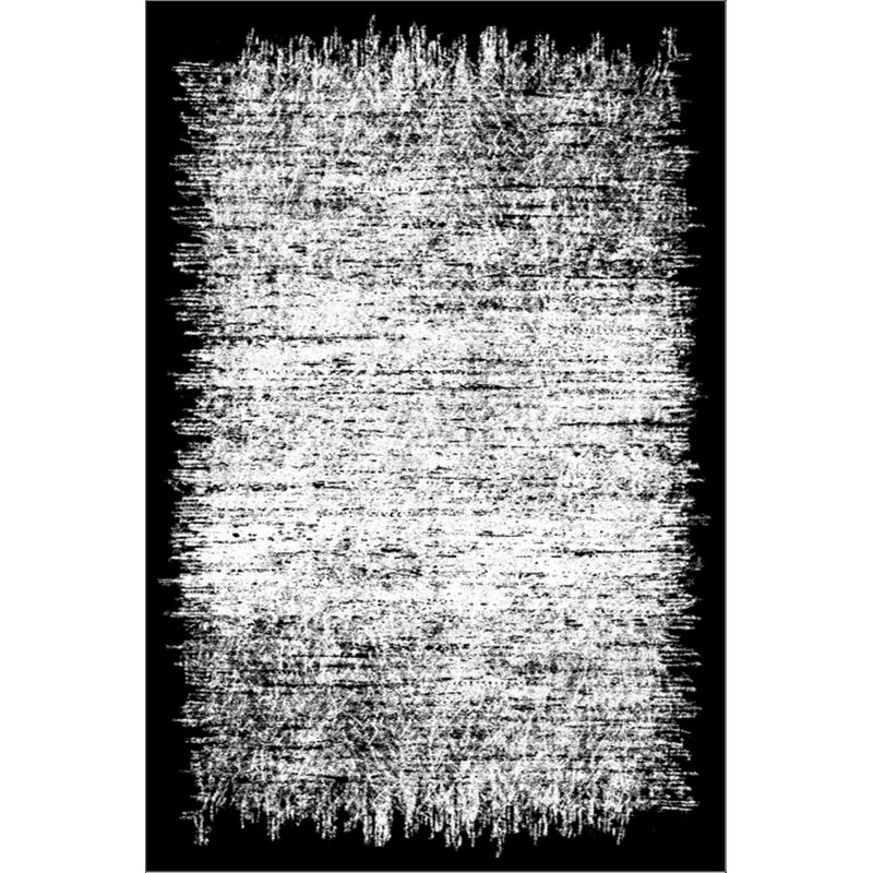 Luxurious Velvet Area Rug (4.6 x 7.2 ft), 100% Antibacterial Fabric, Non-Slip Cotton Backing, Pile Height: 0.4 in | Machine Washable, 3D Digital Print Design | Perfect for Living Room & Bedroom Decor, Soft & Durable