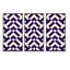 «Blue and Pink Geometrics», ensemble de 3 reproductions d'art encadrées sur toile-953220301-953220343