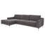Canapé et méridienne en soie 105,5 po Anyya-1066406019-1066406029