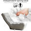 Fauteuil de balcon confortable - inclinable et peu encombrant, le fauteuil inclinable à 4 sections en lin gris rehausse le confort de la chambre à coucher