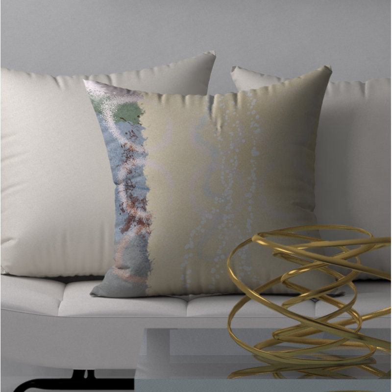  Housse de coussin carré et insert, H 18 po x l 18 po