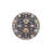 Gray Framed Floral Patterned Decorative And Woven Based Washable Carpet-1144025012