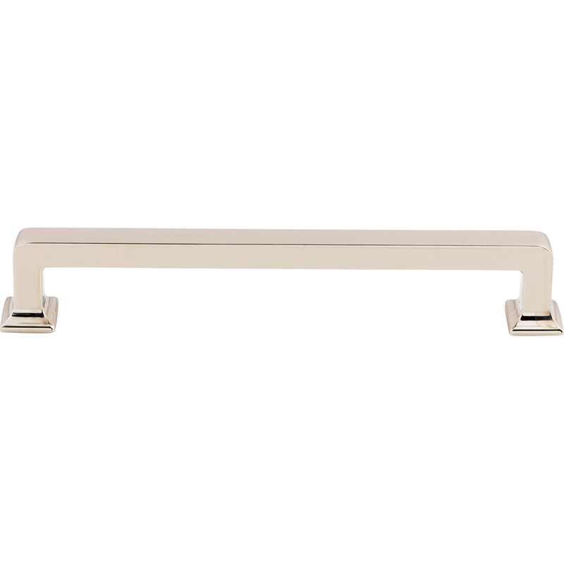 Ascendra 12" Center to Center Bar Pull, Polished Nickel, 6 5/16" Center to Center