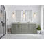 Ensemble de meuble-lavabo double 84 po Esin-78600245