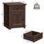 Azella 1-Drawer Frame End Table Set with Storage and Built-In Outlets-842843567