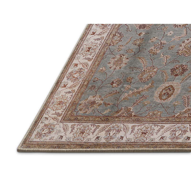 Tapis oriental bleu / brun Mogens, Rectangle 3 pi x 5 pi