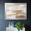 Toile tendue avec cadre doré Quartz II-412504371-412504370