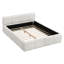 Lit plateforme, tête de lit et pied de lit épais Boucle, lits rembourrés au sol, style bloc-1125869398-1125869399