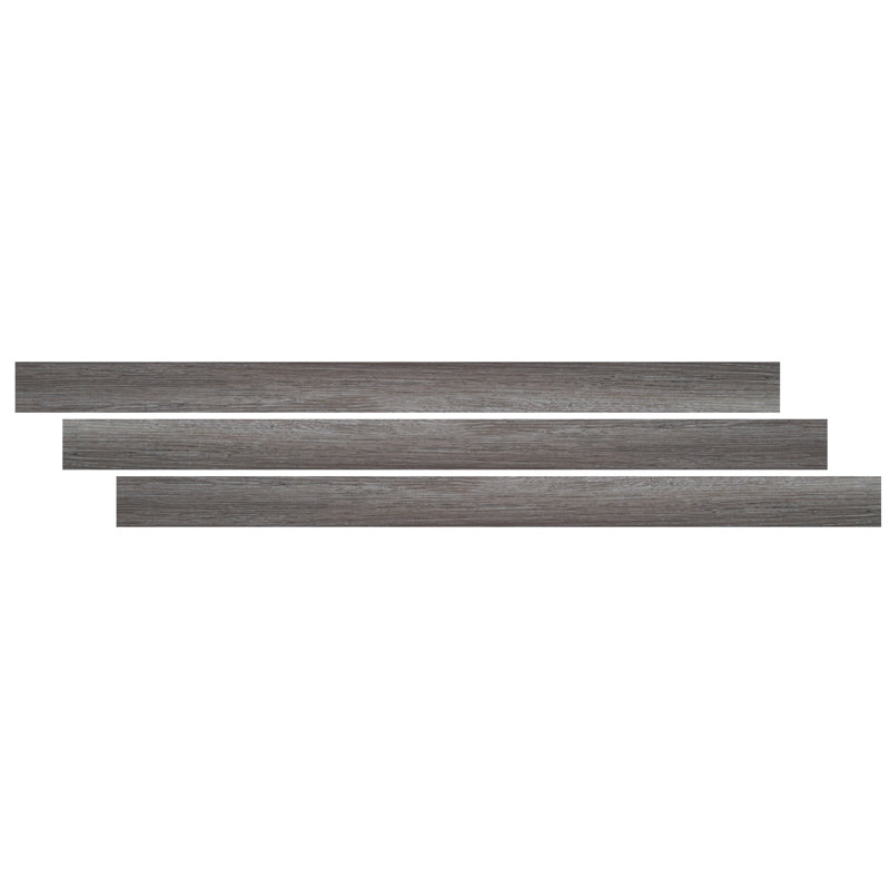 0.26 in. T x 94 in. L x 1.77 in. W Luxury Vinyl Flooring Trim End Cap, Twilight Greige