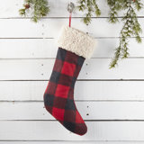 Sylvia Buffalo Plaid Sherpa Stocking