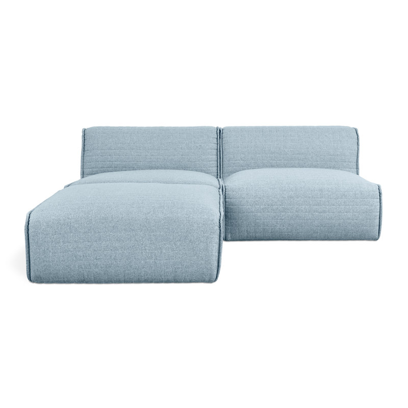Nexus Modular Chaise Sectional, Parliament Lake Polyester